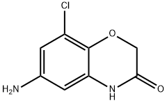 6-amino-8-chloro-2H-1,4-benzoxazin-3(4H)-one(SALTDATA: FREE) Struktur