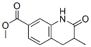 7-Quinolinecarboxylicacid,1,2,3,4-tetrahydro-3-methyl-2-oxo-,methylester(9CI) Struktur