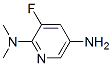 2,5-Pyridinediamine,  3-fluoro-N2,N2-dimethyl- Struktur