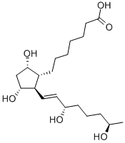 19(R)-HYDROXY PROSTAGLANDIN F1ALPHA Struktur