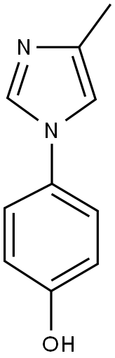 4-(4-METHYL-1H-IMIDAZOL-1-YL)PHENOL Struktur