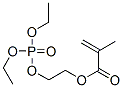 2-[(diethoxyphosphinyl)oxy]ethyl methacrylate  Struktur