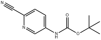 2-(Boc-amino)-5-cyanopyridine Struktur