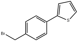 2-[4-(BROMOMETHYL)PHENYL]THIOPHENE Struktur