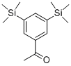 1-(3,5-BIS-TRIMETHYLSILANYL-PHENYL)-ETHANONE Struktur