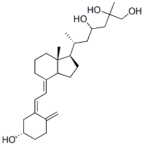 23,25,26-trihydroxyvitamin D3 Struktur