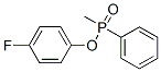 4-Fluorophenyl methylphenylphosphinate Struktur