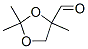 1,3-Dioxolane-4-carboxaldehyde, 2,2,4-trimethyl- (9CI) Struktur