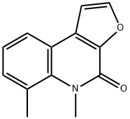 Furo[2,3-c]quinolin-4(5H)-one, 5,6-dimethyl- (9CI) Struktur