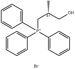 (3-hydroxy-2-methylpropyl)triphenylphosphonium bromide Struktur