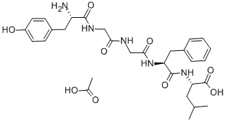 LEUCINE ENKEPHALIN ACETATE SALT Struktur