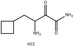 β-AMino-α-oxo-cyclobutanebutanaMide Hydrochloride Struktur