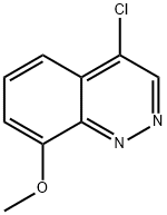 4-Chloro-8-methoxycinnoline Struktur