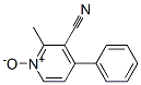 3-Pyridinecarbonitrile,2-methyl-4-phenyl-,1-oxide(9CI) Struktur