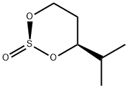 1,3,2-Dioxathiane,4-(1-methylethyl)-,2-oxide,cis-(9CI) Struktur