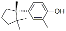 2-Methyl-4-[(1S)-1,2,2-trimethylcyclopentyl]phenol Struktur