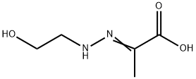 Propanoic acid, 2-[(2-hydroxyethyl)hydrazono]- (9CI) Struktur