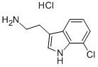 2-(7-CHLORO-1H-INDOL-3-YL)-ETHYLAMINE HYDROCHLORIDE Struktur