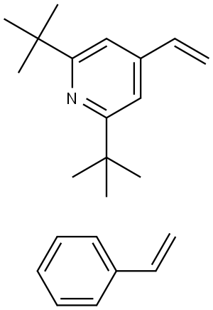 2,6-DI-TERT-BUTYLPYRIDINE, POLYMER-BOUND Struktur