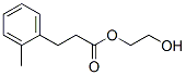 Benzenepropanoic acid, 2-methyl-, 2-hydroxyethyl ester (9CI) Struktur