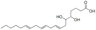 5,6-dihydroxy-8,11,14-eicosatrienoic acid Struktur