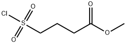 3-(Methoxycarbonyl)propane-1-sulphonyl chloride, Methyl 4-(chlorosulphonyl)butyrate Struktur