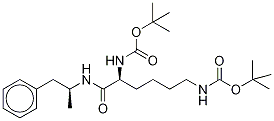 Bis(tert-Butoxycarbonyl) LisdexaMphetaMine Struktur