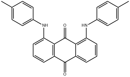 1,8-bis[(4-methylphenyl)amino]anthraquinone Struktur