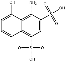 4-amino-5-hydroxynaphthalene-1,3-disulphonic acid