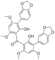 1,3-Benzodioxol-5-yl(2-hydroxy-4,6-dimethoxyphenyl) ketone Struktur