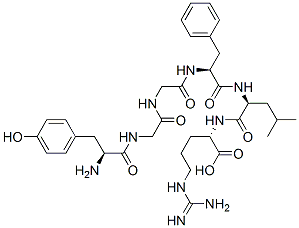 tyrosyl-glycyl-glycyl-phenylalanyl-leucyl-arginine Struktur