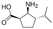 Cyclopentanecarboxylic acid, 2-amino-3-(1-methylethyl)-, (1R,2S,3S)- (9CI) Struktur