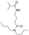 N,N-dibutyl-4-(2-methylpropanoylamino)butanamide Struktur