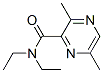 Pyrazinecarboxamide, N,N-diethyl-3,6-dimethyl- (9CI) Struktur