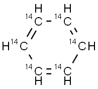 BENZENE, [14C(U)] Struktur