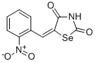 5-((2-Nitrophenyl)methylene)selenazolidine-2,4-dione Struktur