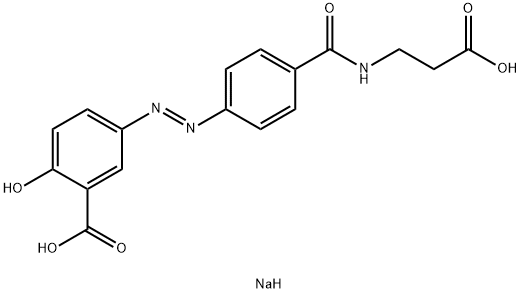 Balsalazide disodium Struktur