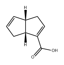 1-Pentalenecarboxylicacid,3,3a,6,6a-tetrahydro-,cis-(9CI) Struktur