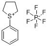 PHENYLTETRAMETHYLENESULFONIUM HEXAFLUOROPHOSPHATE Struktur