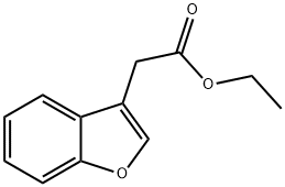 ETHYL 1-BENZOFURAN-3-YLACETATE Struktur