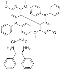 DICHLORO[(S)-(-)-2,2',6,6'-TETRAMETHOXY-4,4'-BIS(DIPHENYLPHOSPHINO)-3,3'-BIPYRIDINE][(1S,2S)-(-)-1,2-DIPHENYLETHYLENEDIAMINE]RUTHENIUM (II), MIN. 95 price.