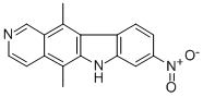 8-nitroellipticine Struktur