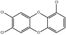 1,7,8-TRICHLORODIBENZO-P-DIOXIN Struktur