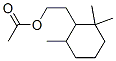 Cyclohexaneethanol, 2,2,6-trimethyl-, acetate (9CI) Struktur