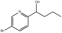 1-(5-BROMOPYRIDIN-2-YL)-BUTAN-1-OL Struktur