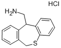 11-(Aminomethyl)-6,11-dihydrodibenzo(b,e)thiepin hydrochloride Struktur