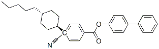 4-Cyano-4'-biphenylyl 4-(trans-4-pentylcyclohexyl)benzoate Struktur