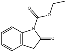 2-oxo-2,3-dihydroindole-1-carboxylic acid ethyl ester Struktur