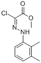 METHYL CHLORO[(2,3-DIMETHYLPHENYL)HYDRAZONO]ACETATE Struktur