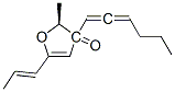 3(2H)-Furanone,2-(1E,3E)-1,3-hexadienyl-2-methyl-5-(1-propenyl)-,(2S)-(9CI) Struktur